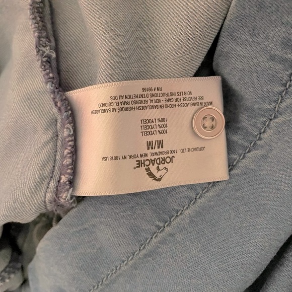 Jordache Denim Look Romper Sz M - Picture 6 of 7